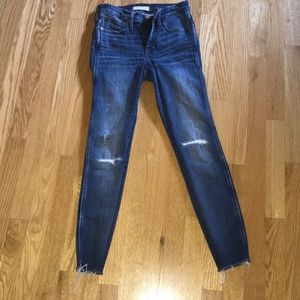 madewell skinny jeans, size 24